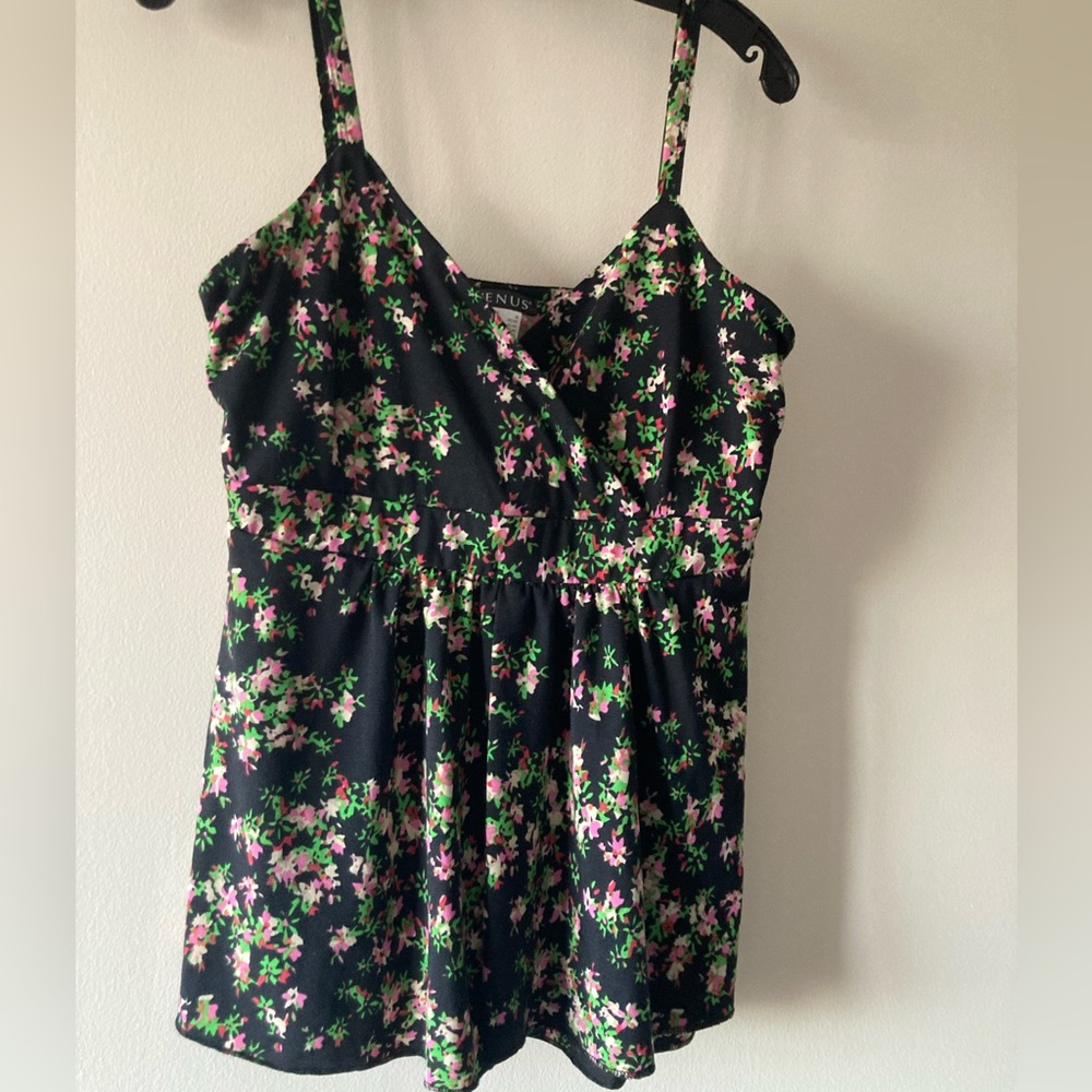 Venus Wrap Babydoll Cami Top, size M.